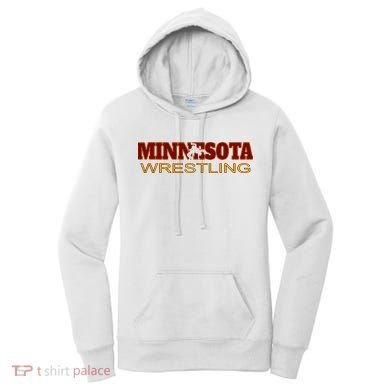Minnesota Wrestling Freestyle Wrestler State Pride Mn Women's Hoodie