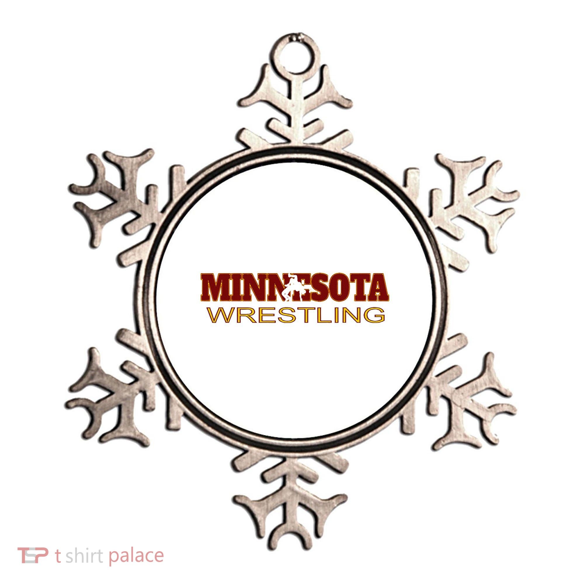 Minnesota Wrestling Freestyle Wrestler State Pride Mn Ornament