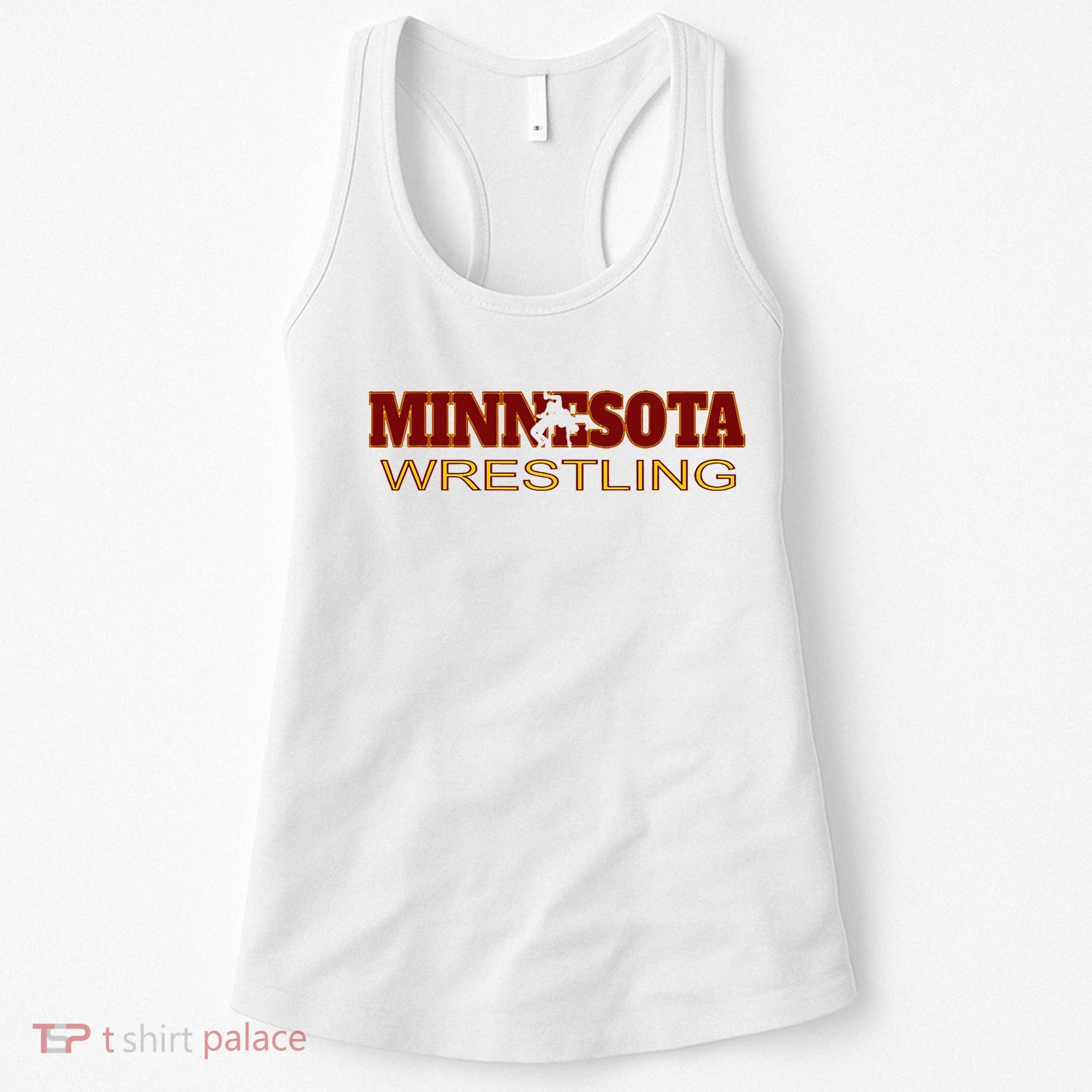Minnesota Wrestling Freestyle Wrestler State Pride Mn Women's Tank Top