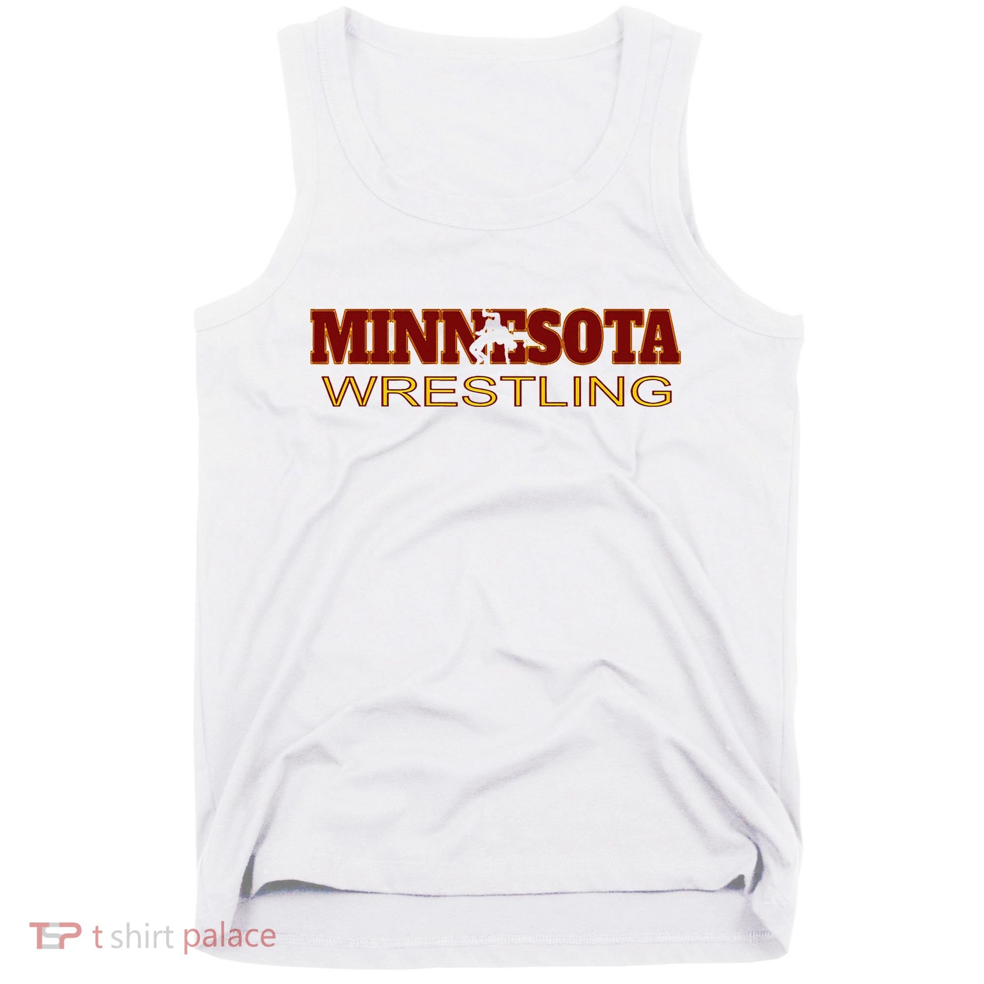 Minnesota Wrestling Freestyle Wrestler State Pride Mn Tank Top