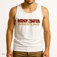 Minnesota Wrestling Freestyle Wrestler State Pride Mn Tank Top thumb 3