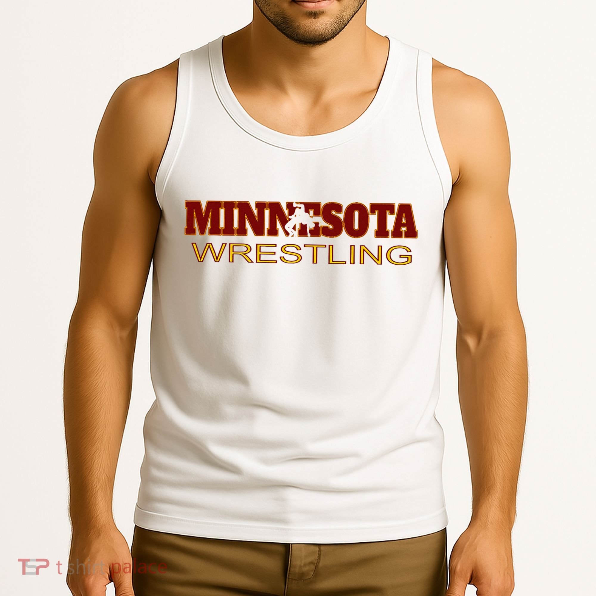 Minnesota Wrestling Freestyle Wrestler State Pride Mn Tank Top