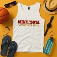 Minnesota Wrestling Freestyle Wrestler State Pride Mn Tank Top thumb 4