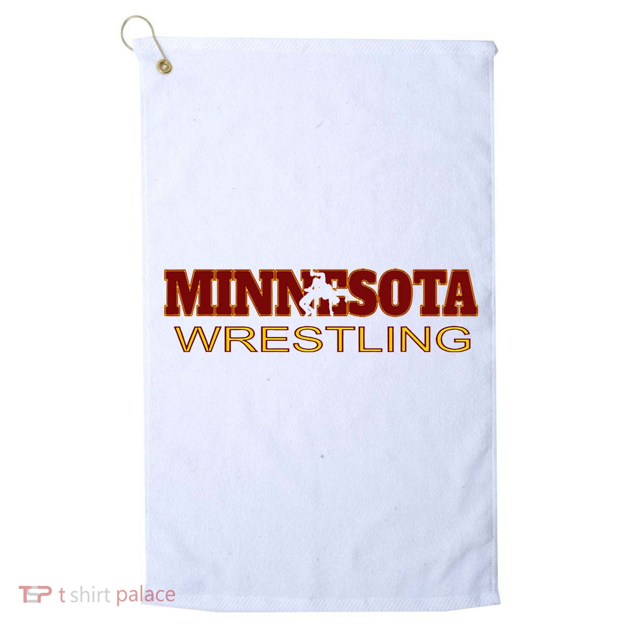 Minnesota Wrestling Freestyle Wrestler State Pride Mn Golf Towel