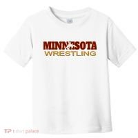 Minnesota Wrestling Freestyle Wrestler State Pride Mn Toddler T-Shirt thumb 0