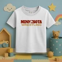 Minnesota Wrestling Freestyle Wrestler State Pride Mn Toddler T-Shirt thumb 3