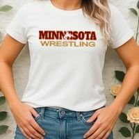Minnesota Wrestling Freestyle Wrestler State Pride Mn Women's T-Shirt thumb 2
