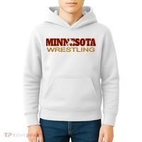 Minnesota Wrestling Freestyle Wrestler State Pride Mn Kids Hoodie thumb 4