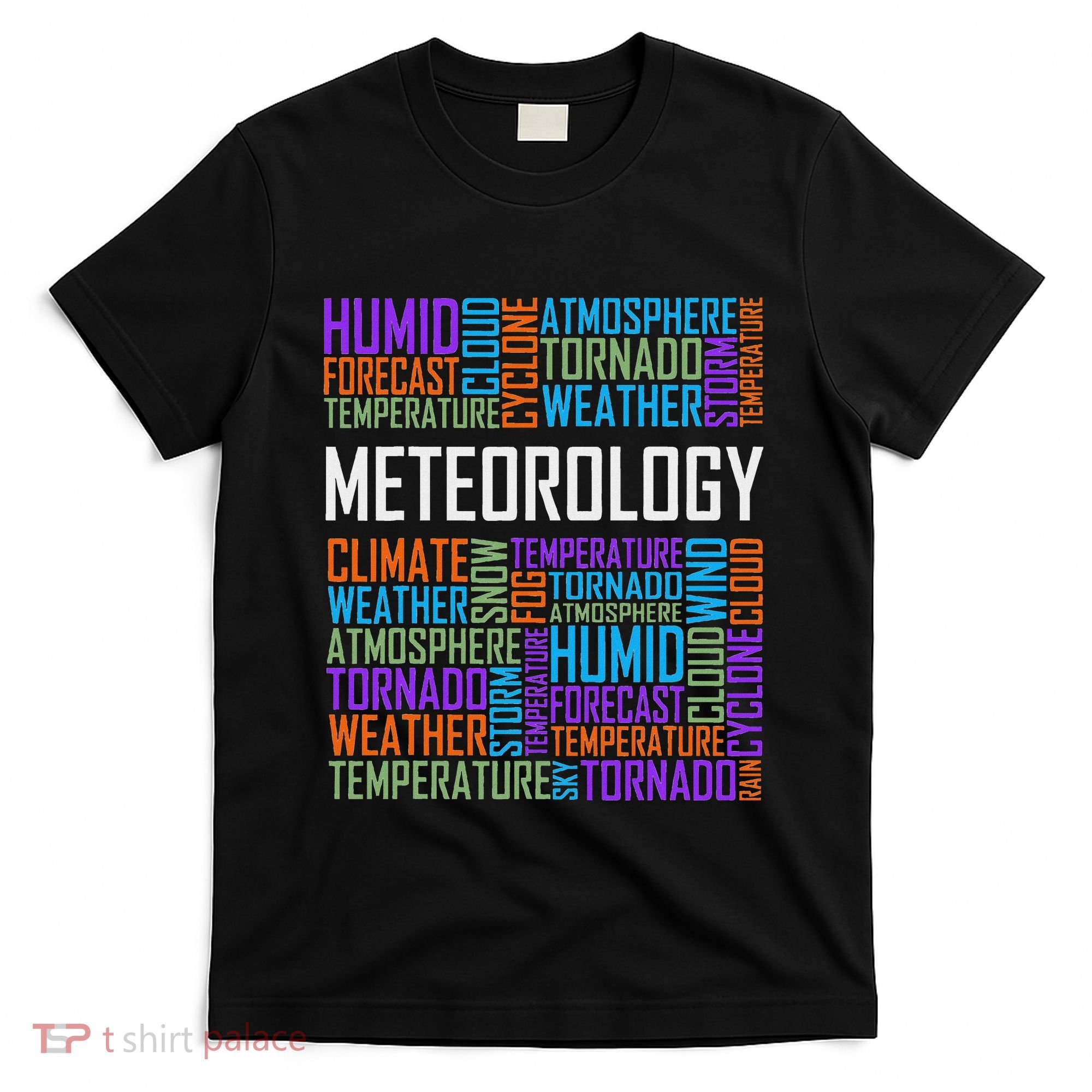 Meteorology Words Gifts Weather Forecast Meteorologist Gift T-Shirt