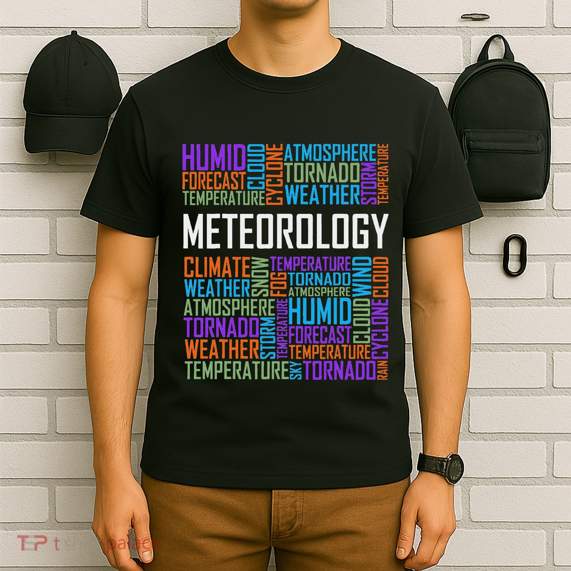 Meteorology Words Gifts Weather Forecast Meteorologist Gift T-Shirt