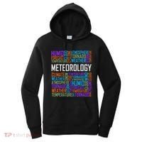 Meteorology Words Gifts Weather Forecast Meteorologist Gift Women's Hoodie thumb 0