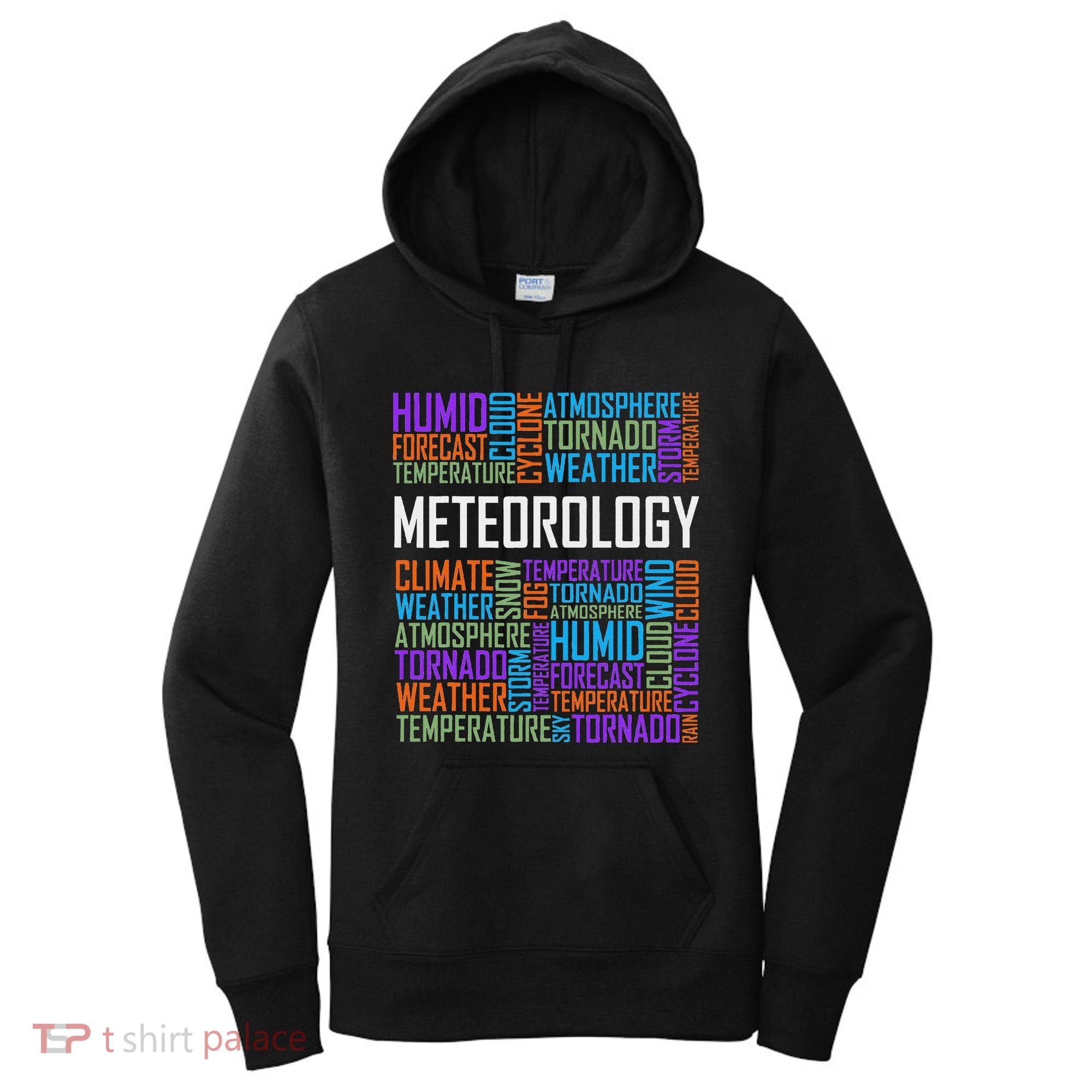 Meteorology Words Gifts Weather Forecast Meteorologist Gift Women's Hoodie