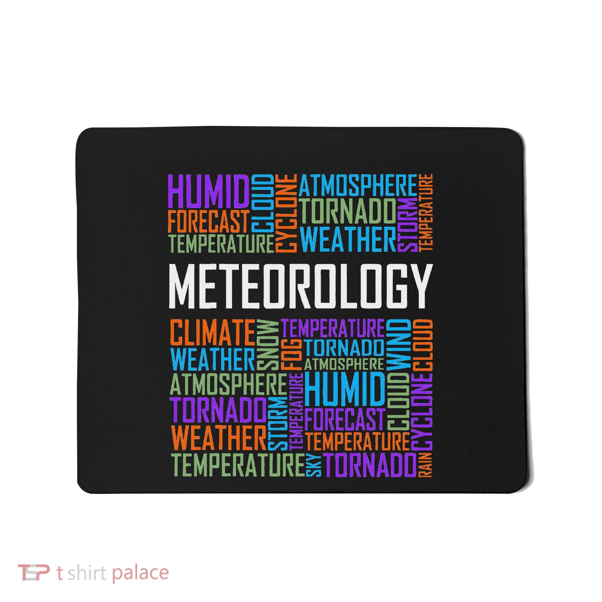 Meteorology Words Gifts Weather Forecast Meteorologist Gift Mousepad