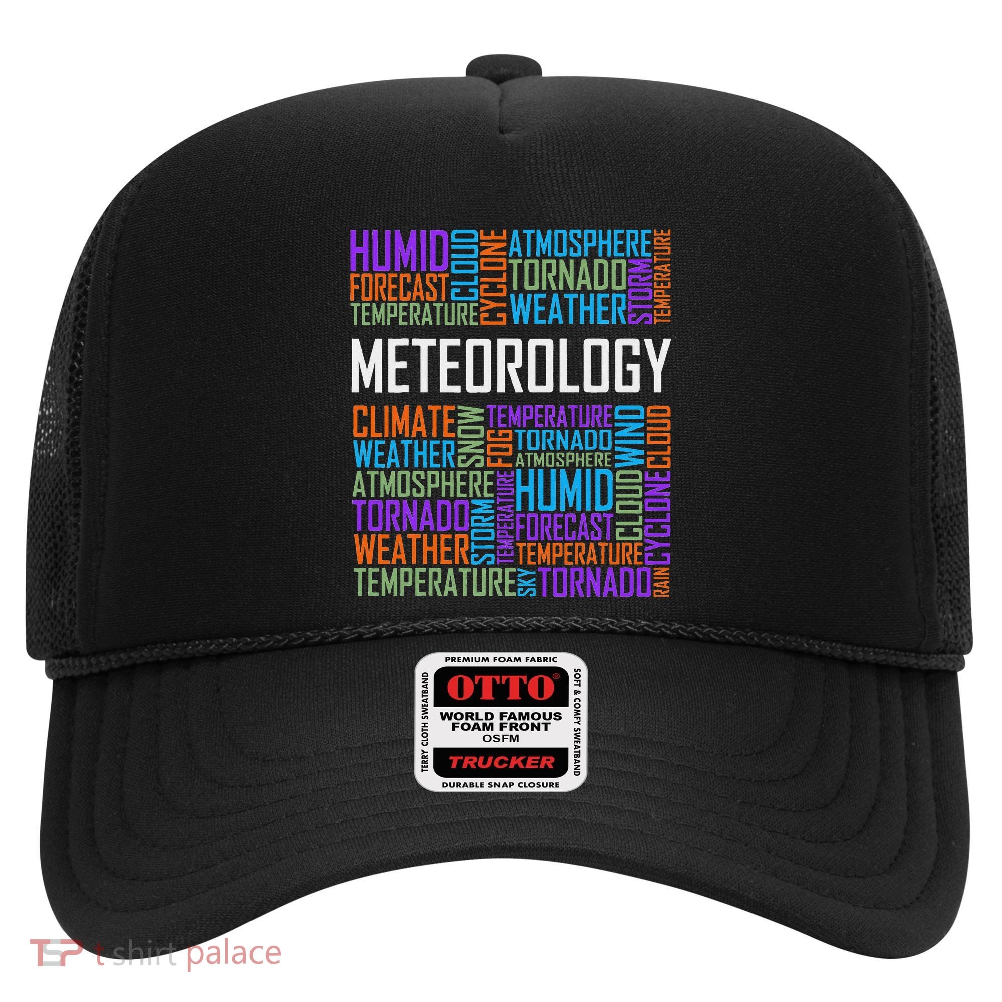 Meteorology Words Gifts Weather Forecast Meteorologist Gift Hat