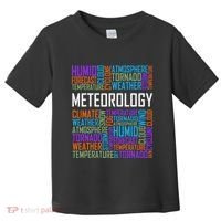 Meteorology Words Gifts Weather Forecast Meteorologist Gift Toddler T-Shirt thumb 0