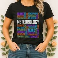 Meteorology Words Gifts Weather Forecast Meteorologist Gift Women's T-Shirt thumb 2