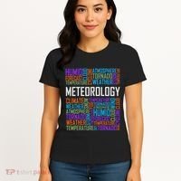 Meteorology Words Gifts Weather Forecast Meteorologist Gift Women's T-Shirt thumb 4
