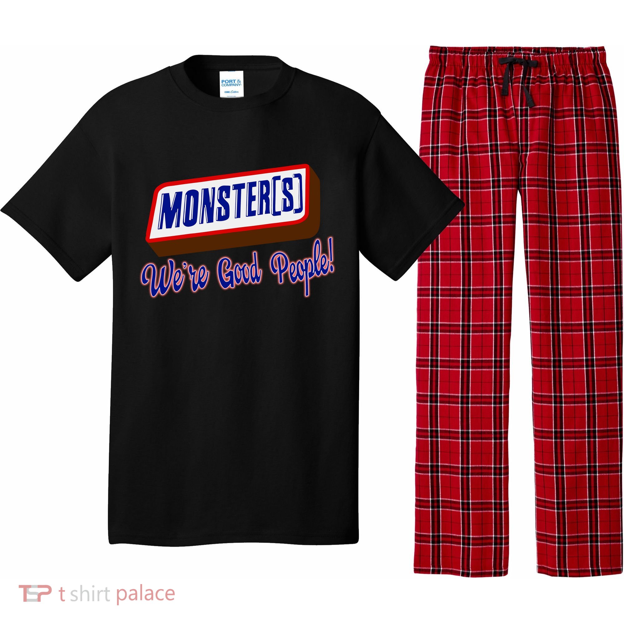 Monsters WeRe Good People Pajama Set