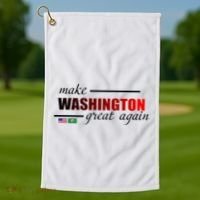 Make Washington Great Again Golf Towel thumb 1