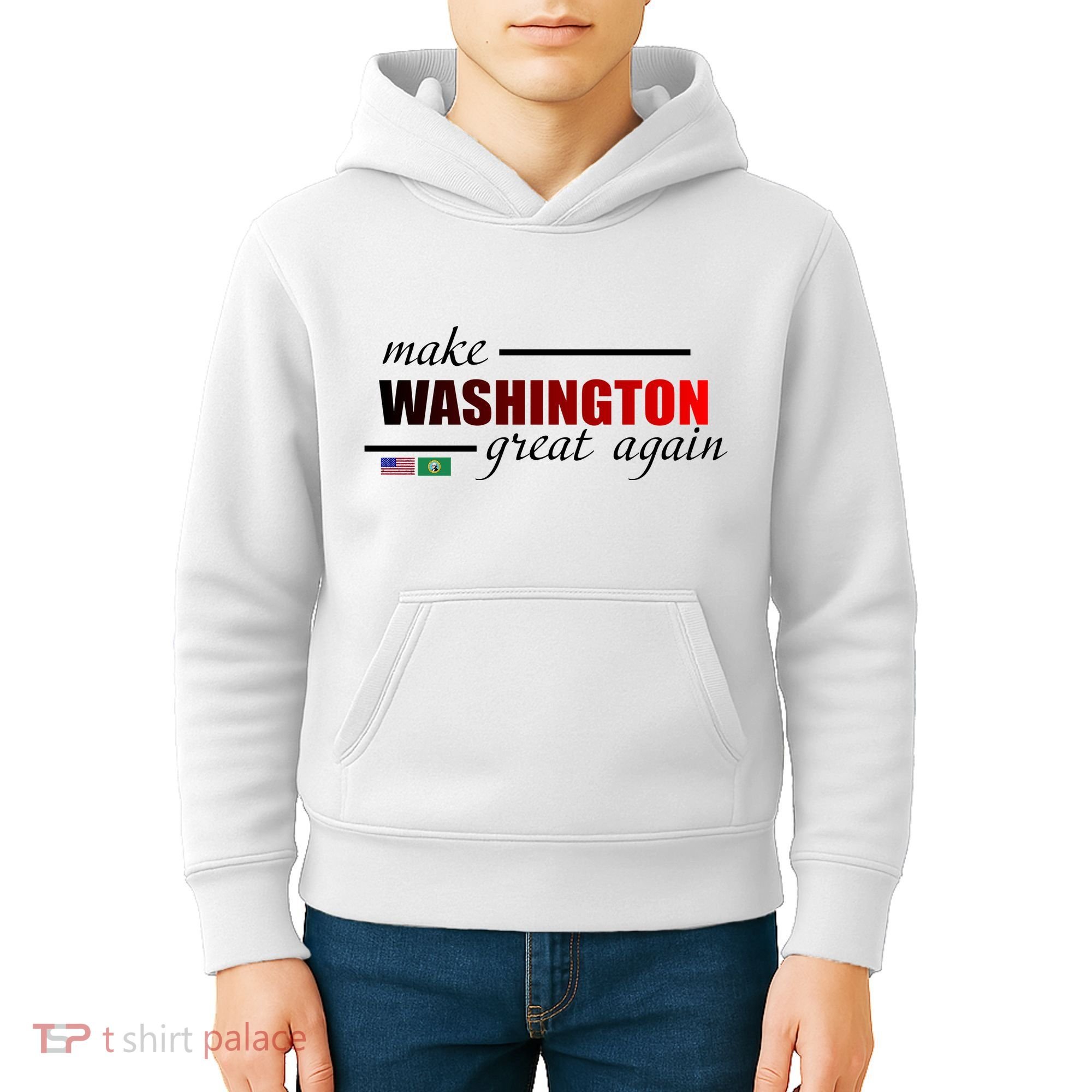 Make Washington Great Again Kids Hoodie