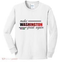 Make Washington Great Again Kids Long Sleeve Shirt thumb 0