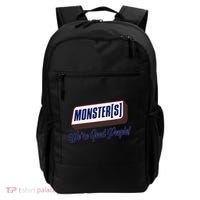 Monsters WeRe Good People! Funny Candy Chocolate Bar Gift Backpack thumb 0