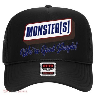 Monsters WeRe Good People! Funny Candy Chocolate Bar Gift Hat