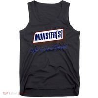 Monsters WeRe Good People! Funny Candy Chocolate Bar Gift Tank Top thumb 0