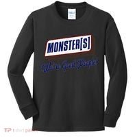 Monsters WeRe Good People! Funny Candy Chocolate Bar Gift Kids Long Sleeve Shirt thumb 0