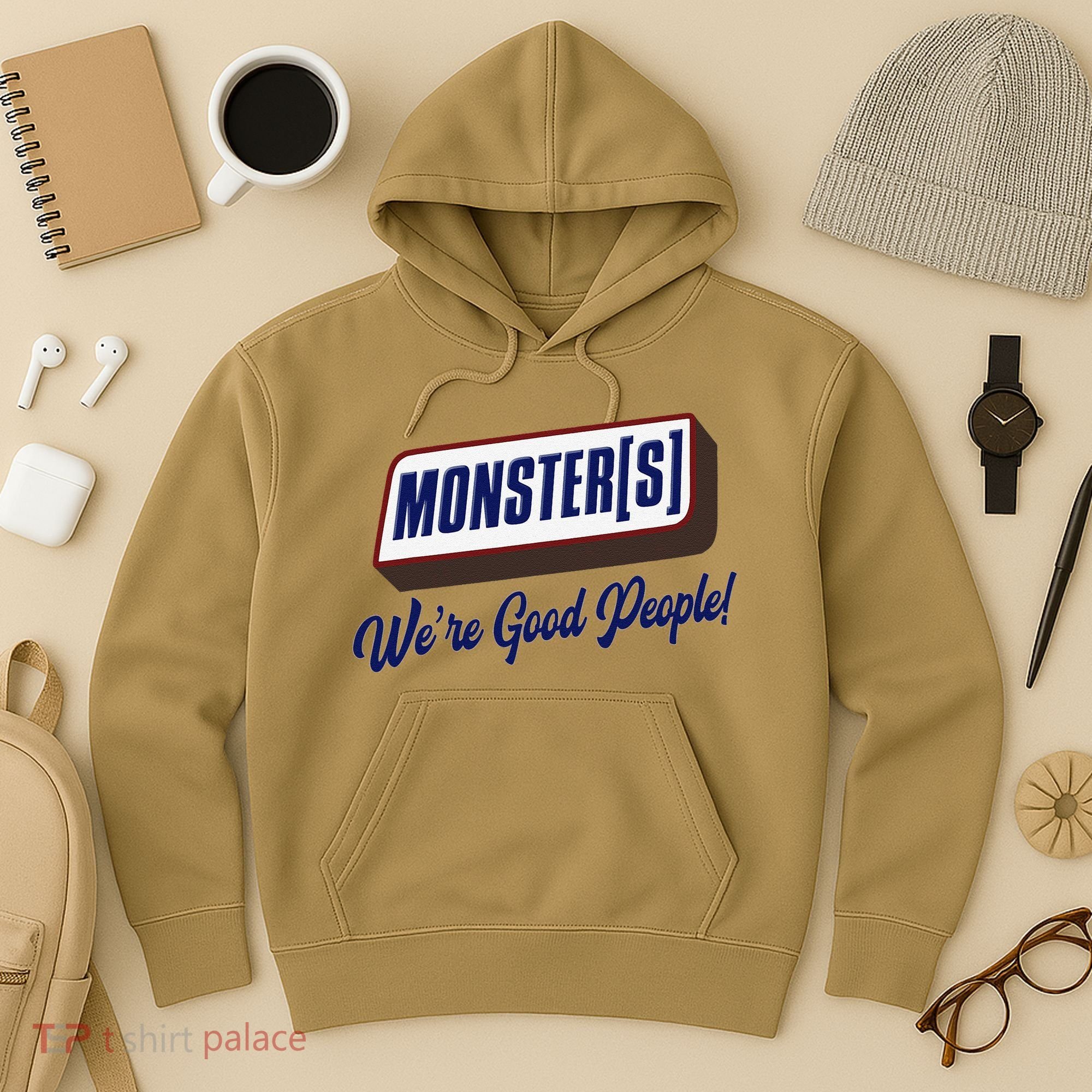 Monsters WeRe Good People! Funny Candy Chocolate Bar Gift Hoodie