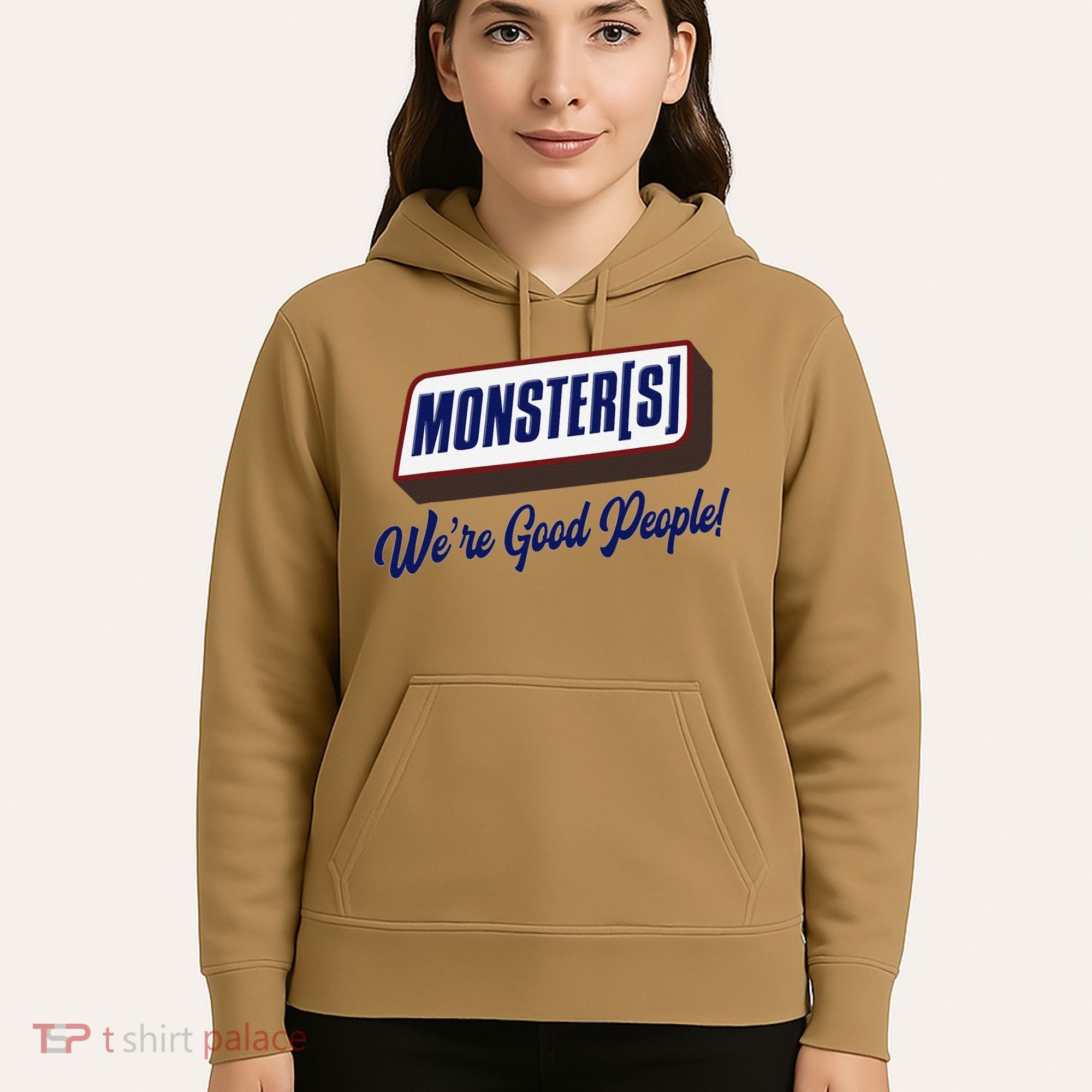 Monsters WeRe Good People! Funny Candy Chocolate Bar Gift Hoodie