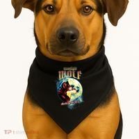 Moonlight Wolf Howler Of The 90s USA-Made Doggie Bandana thumb 1