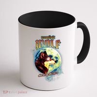 Moonlight Wolf Howler Of The 90s Coffee Mug thumb 1