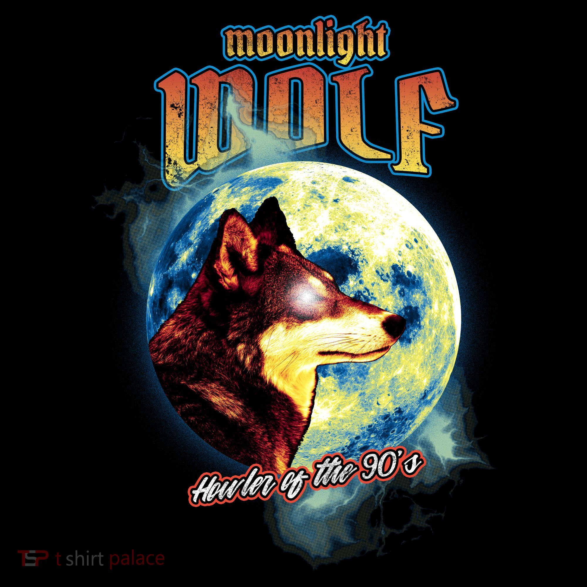 Moonlight Wolf Howler Of The 90s Coffee Mug