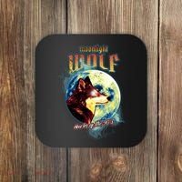 Moonlight Wolf Howler Of The 90s Coaster thumb 0