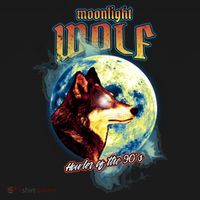 Moonlight Wolf Howler Of The 90s Mousepad thumb 1