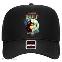 Moonlight Wolf Howler Of The 90s Hat thumb 0