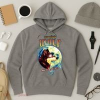 Moonlight Wolf Howler Of The 90s Hoodie thumb 3