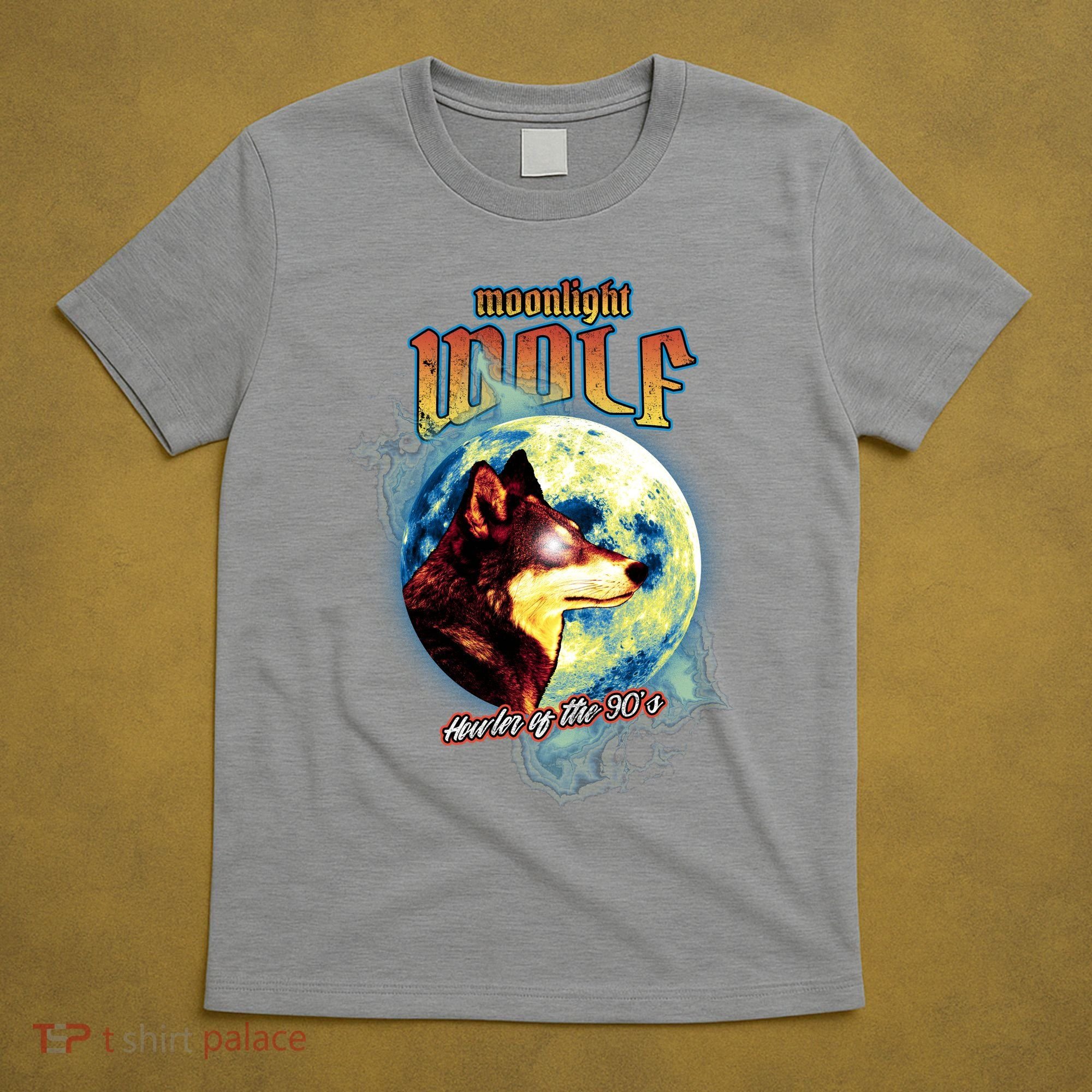 Moonlight Wolf Howler Of The 90s T-Shirt