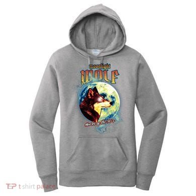 Moonlight Wolf Howler Of The 90s Women's Hoodie