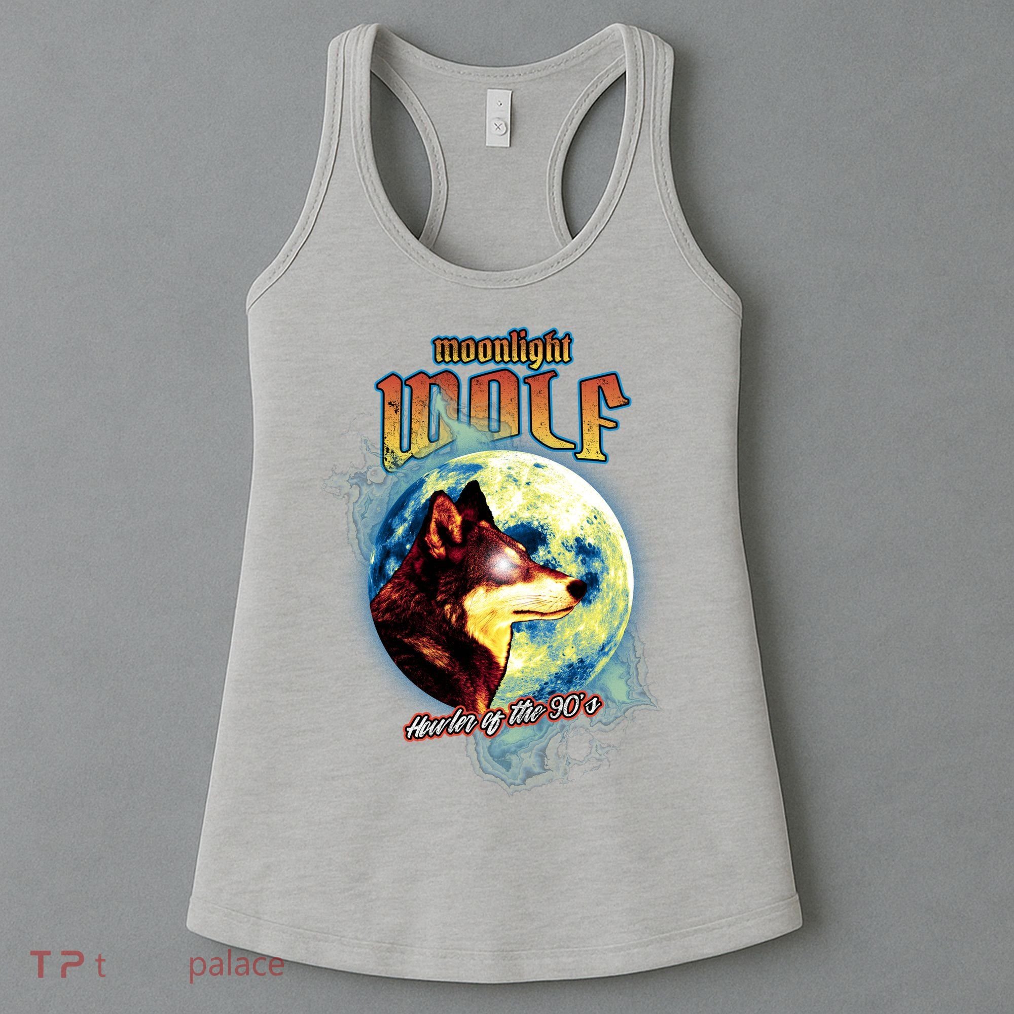 Moonlight Wolf Howler Of The 90s Women's Tank Top