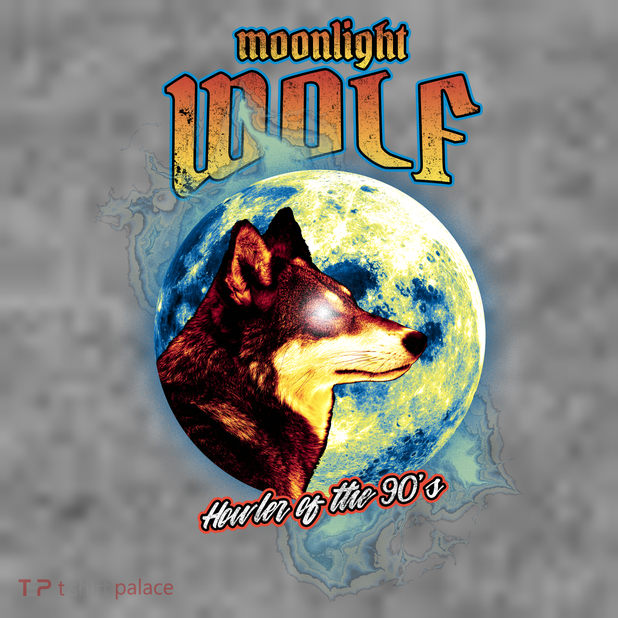 Moonlight Wolf Howler Of The 90s Baby Bodysuit