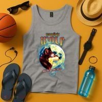 Moonlight Wolf Howler Of The 90s Tank Top thumb 4
