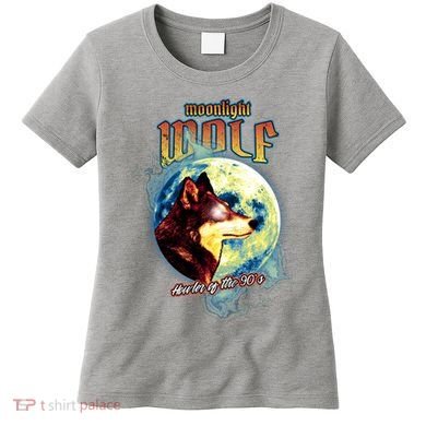 Moonlight Wolf Howler Of The 90s Women's T-Shirt