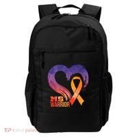 Ms Warrior Heart Multiple Sclerosis Awareness Month Gift Backpack thumb 0