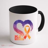 Ms Warrior Heart Multiple Sclerosis Awareness Month Gift Coffee Mug thumb 1