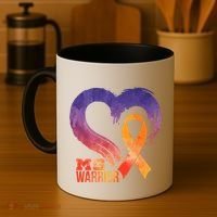 Ms Warrior Heart Multiple Sclerosis Awareness Month Gift Coffee Mug thumb 4