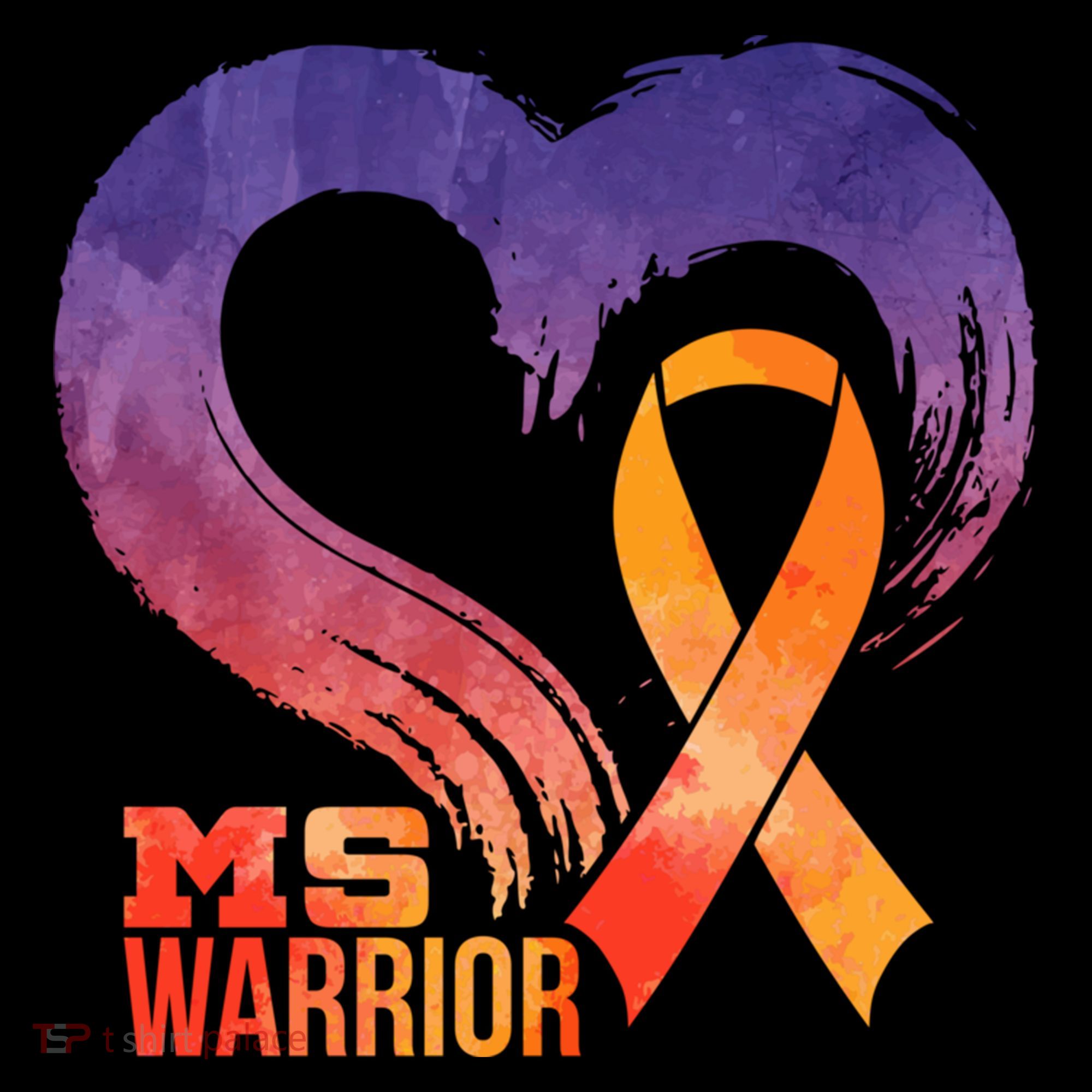 Ms Warrior Heart Multiple Sclerosis Awareness Month Gift Coffee Mug