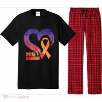 Ms Warrior Heart Multiple Sclerosis Awareness Month Gift Pajama Set thumb 0