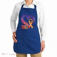 Ms Warrior Heart Multiple Sclerosis Awareness Month Gift Apron thumb 2